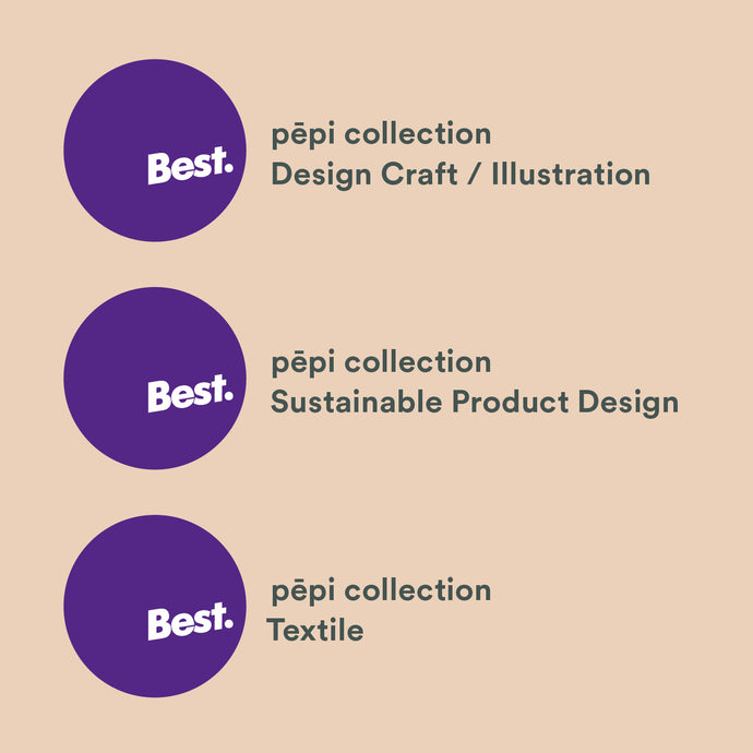 Pēpi Collection is a finalist in 3 categories for the best awards New Zealand