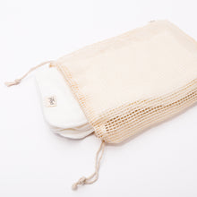 Load image into Gallery viewer, Bamboo washable wipes with cotton bag
