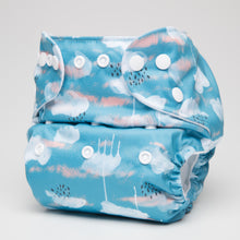 Load image into Gallery viewer, pēpi collection - Fluffy Clouds. Reusable nappies